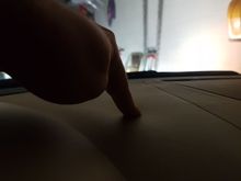 Leather pulling on dash