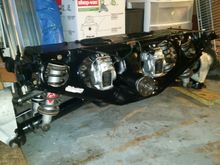 Complete rear assembly before install