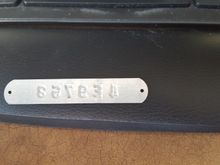 backside of tag showing depression