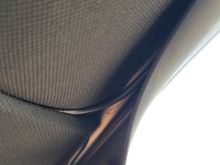 Route the wire between the two trim pieces on the passenger A pillar, route the camera wire from the door rubber trim at top towards the rear of the car.