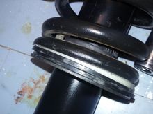 vinyl spacers (black) are not 100% centered