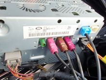 If I'm correct, purple right hand side fakra is camera