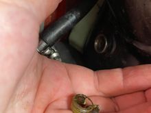 The old seal I dug out of the main tank connection