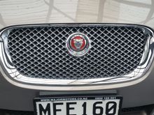 Removed grill badge had it painted red. Big improvement.