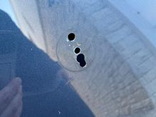 Middle hole is not needed for the growler. Too tiny to paint I thought. I can always re do it. The growler’s rubber mat (part BAC 3839) cover all holes comfortably. 