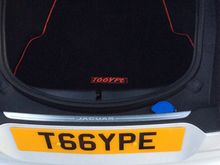 Fitted carpet boot liner your choice of text