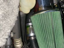 A-bank coolant filter - it's much easier to see with the box air filter housing...