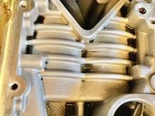 Normal oil deposits on top of SC??