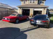 Which one, a little to cold for the top down.