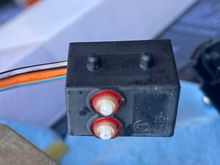 Close up of 2 plunger microswitch “cube”.