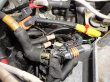 Wire that was pulled loose from connector A Bank A pin of Coil