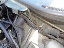 Ground stud for ignition harness
