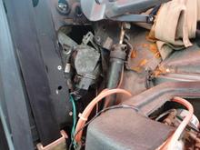 Regulator and motor still in place