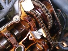 secondary timing chain tensioner