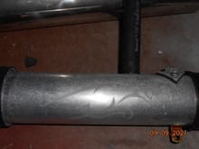 intake pipe with Jag logo