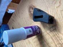 Cleaned and lubed bump stop