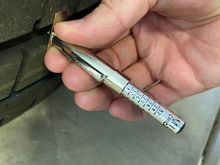 Front tread depth 7-8/32