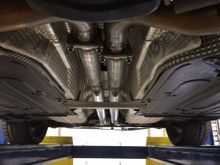 New pipes front to reat