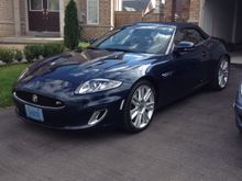 Freshly polished, liquid metal.