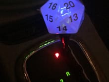 This 20 sided dice shift knob can be removed, I added it as my own personal touch. The pic was taken when it was still in my s-type. I still have the original knob.