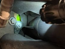 Green because of UV dye 