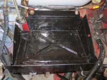 Extended outwards too, new steel edge welded in