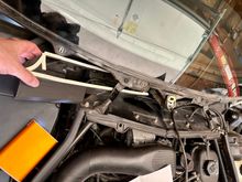 Inserting it face down and then tipping it back up once in there seemed to work best.