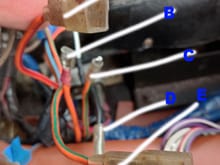 the solenoid orange/red/greens and the a black grey one with various connectors.