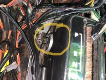 I had a fault in the starter circuit which burnt out some ground wiring but now cannot find how to reconnect this solenoid 