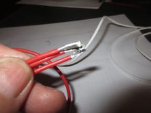 The three outout wires one for each even numbered injector