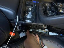How far the IAM cable reaches from behind the dash