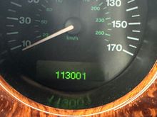 Exactly 3,030 miles from swap starting point of 109,971...