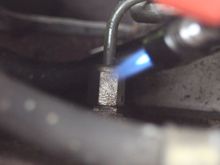 Heating Nut with my Mini Gas Blow Torch
Also used for Browning the Top of 'Creme Brulee' apparently (Whatever they are?)