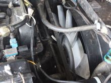 The Fan Clutch was locked up Rock Solid, so that the Fan wouldn't turn.