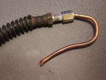Doing this will Temporarily seal your brake hose up while doing your Calipers