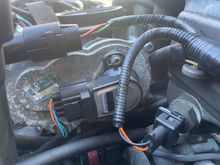 The sensor is on the right. 