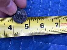 I'm missing a few of these bolts. I think a 7mm with a washer of 7/8" and 3/4 inch long course thread