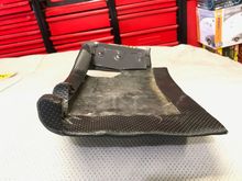 Driver's glove tray almost finished. The hole on the top left is needed to be able to reset the trip odometer knob.