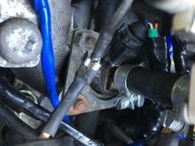 If I touch the light prong to this spade connection the pump turns on and sounds like a zap noise. I'm terrible with electrics so this is all new to me