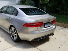 Had the rear diffuser modded and quad finishers added