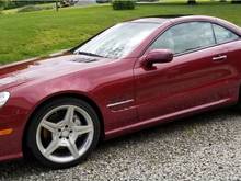 The wife's Mercedes SL550