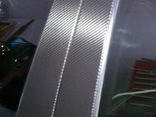 Carbon Fiber Wrap Drivers Door