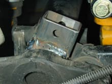 Unique rear anti sway bar mount location. It is welded to the lower radius arm for firmer, more precise control than if it were welded to the trailing arms, as is usually done by owners.