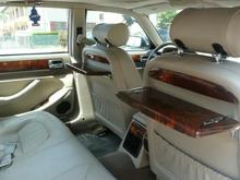 Vanden Plas picnic tables installed on standard XJ6