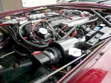 XJR-S's radiator upper panel with air duct