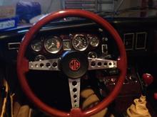 Cabin View see Woodgrain sterring wheel and Veneer dash kit