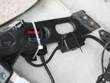 The ballast and support box mounted to the internal supports for the bumper cover.  Convenient place to mount things and keeps all the wires on the bumper cover for easy removal later.