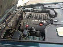 untouched engine bay