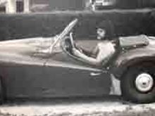 In my red 62 TR 3 sometime in the mid70's - bought it from a HS kid, got it running reliably, then sold it - oops!