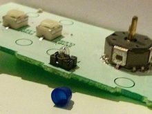Jaguar XKR Sat Nav switch PCB.